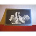 A SCARY BABY, unused antique postcard The "ALPH...