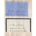 Victorian Dean 2x Hand Written 1800s Letter Top...