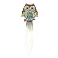 Owl Bookmark Metal Glitter Enamel Multicoloure ...