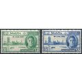 Victory - Malta 1946 - NM H - SG 232/3 (C)