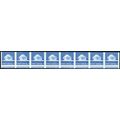 1520b, MNH 10¢ Imperforate & Miscut Strip of 8 ...
