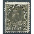 Canada 1911 SG213 20c Olive Fine Used ... .