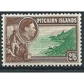 Pitcairn Islands 1940 SG8 2/6d Green & Brown Un...