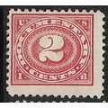1930's Documentary Stamp - 2 Cents Red - MH (*)