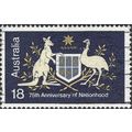 AUSTRALIA, 75th Anniversary of Nationhood, blue...