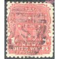 NSW 1892 - SG300 - 1d red - Shield (Arms) - used 2