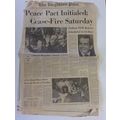 PEACE PACT CEASE FIRE SATURDAY .. The Virginian...
