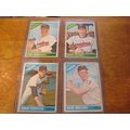 1966 Topps, 4-Cards, Lower Grade, Hi #'s 453, 4...