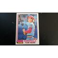 1982 Topps Card # 027 Tom Herr Excellent (5) St...