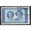 Bechuanaland 1947 Royal Visit 3d Ultramarine SG...