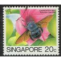 Singapore 1985 Insects 20c Multicoloured SG494 FU