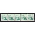 2123 3.4c School Bus Fine MNH Dry Gum PNC 2/5 X...