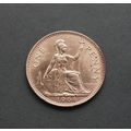 1964 Queen Elizabeth II Great Britain Bronze On...