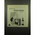 1960 Peter Dawson Scotch Advertisement - cartoon by Paul Coker, Jr.