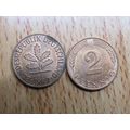 1982g 2 Pfennig Germany Coin
