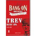 UNUSED PUMP CLIP FRONT - BANG ON BREWERY (WALES...