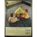 1961 Cabin Crafts Carpets Ad - Send for swatche...