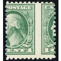 525, Mint NH 1¢ - Large Misperforation ERROR - ...