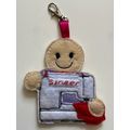 BAG CLIP - SINGER SEWING MACHINE SEAMSTRESS