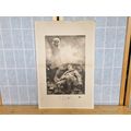 WW1 The Great Sacrifice Antique Print, Soldier ...