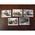 1985 GB Famous Trains set 5 fine used stamps SG...