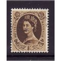 GREAT BRITAIN 1955 SG554 QEII ED CROWNS 1s BIST...