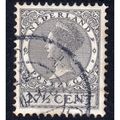 1924 NETHERLANDS 27 1/2c GREY FINE USED (G22)