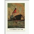 A Marine Art Postcard 1-23/13 CUNARD LINE Cunar...