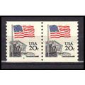 1895 20c U.S. Flag Very Fine MNH SG CNP Left 3 ...