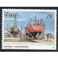 Mi 771 A: 28p. multicoloured Fishing: Shipyard