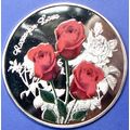 Roses For Love. Challenge Coin. Souvenir. Silve...