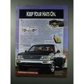 1993 Toyota T100 Pickup Truck Ad - Keep Hats On
