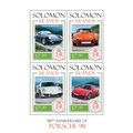 SOLOMON ISLANDS 2014 SHEET MNH PORSCHE 911 CARS...