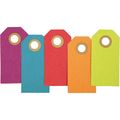 Manilla Tags Labels Bright Colours 3x6cm pack 3...