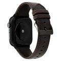 Oil Wax Crazy Horse Texture Genuine Leather Str...