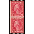 487, Mint VF NH 2¢ Coil Pair - SCV $75.00 * Stu...