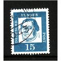 GERMANY 1961 FAMOUS GERMANS SG B 198 15pf BLUE ...