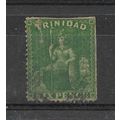 Trinidad.SG49 6d Bright Yellow-Green.Fine Used....
