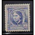 862 5c Louisa Alcott Fine MNH KA2396