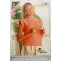 1988 Patons 3526 slash neck top, supersoft spor...