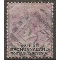 Bechuanaland 1888 SG10 1d Lilac & Black Good Us...