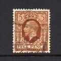 George V - 1934-36 - 5d Yellow-Brown (sg446) Us...
