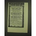 1906 White Star Line Ad - To the Mediterranean