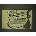 1906 Whitman's Chocolates and Confections Ad