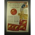 1939 Elgin Watch Ad - Frances Hillis Goodwin