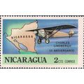 NICARAGUA, AIR, Spirit of St Louis, 50th annive...