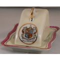 Mini Crested Tourist Ware Cheese Dish Ramsgate ...