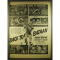 1945 Back to Bataan Movie Ad - John Wayne - Unf...