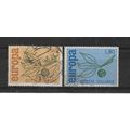 Italy.1965 Europa set of 2.Fine Used.Sept22