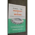 1965 Rugby League Final programme - Hunslet v W...